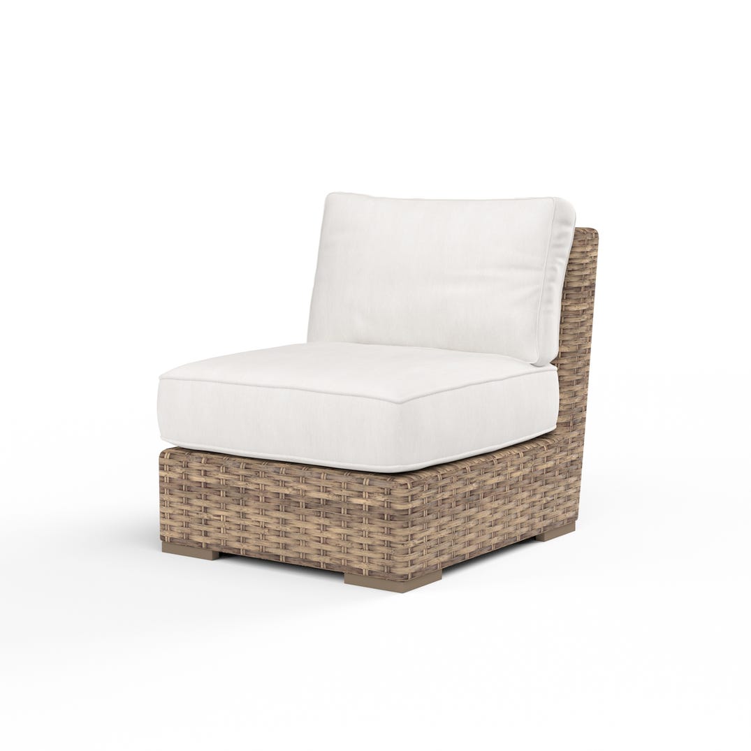 Sunset West Havana Sunbrella Armless Outdoor Club Chair