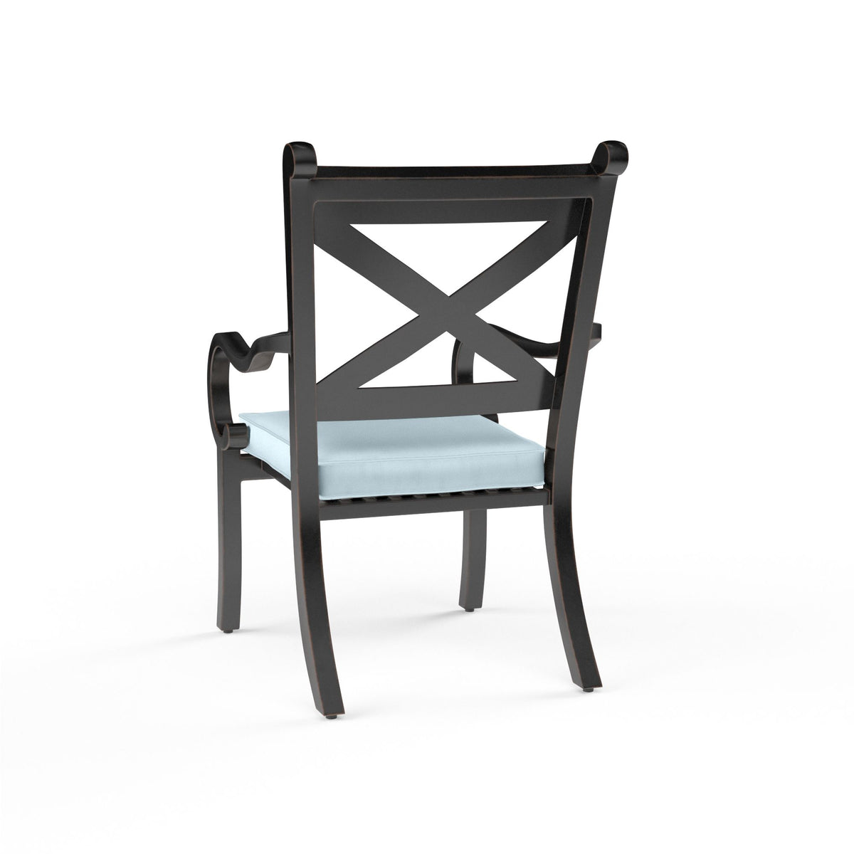 Monterey Sunbrella Outdoor Dining Chair 2PC - Fade & Mildew Resistant - view 3