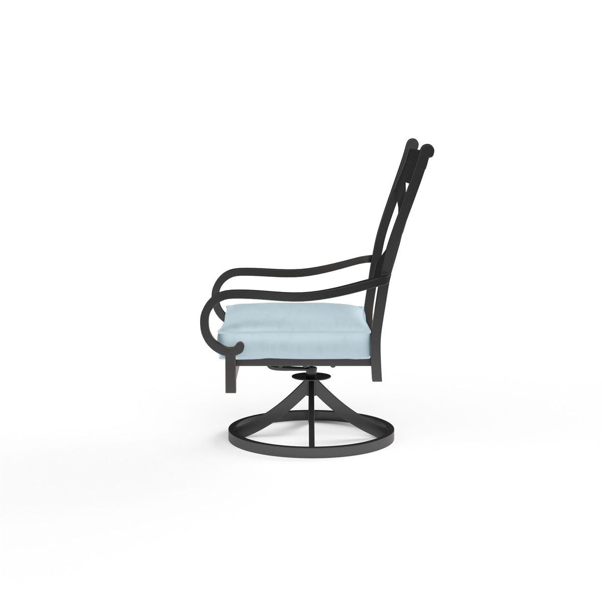 Monterey Swivel Outdoor Dining Chair 2PC - Commercial Grade Outdoor - view 2