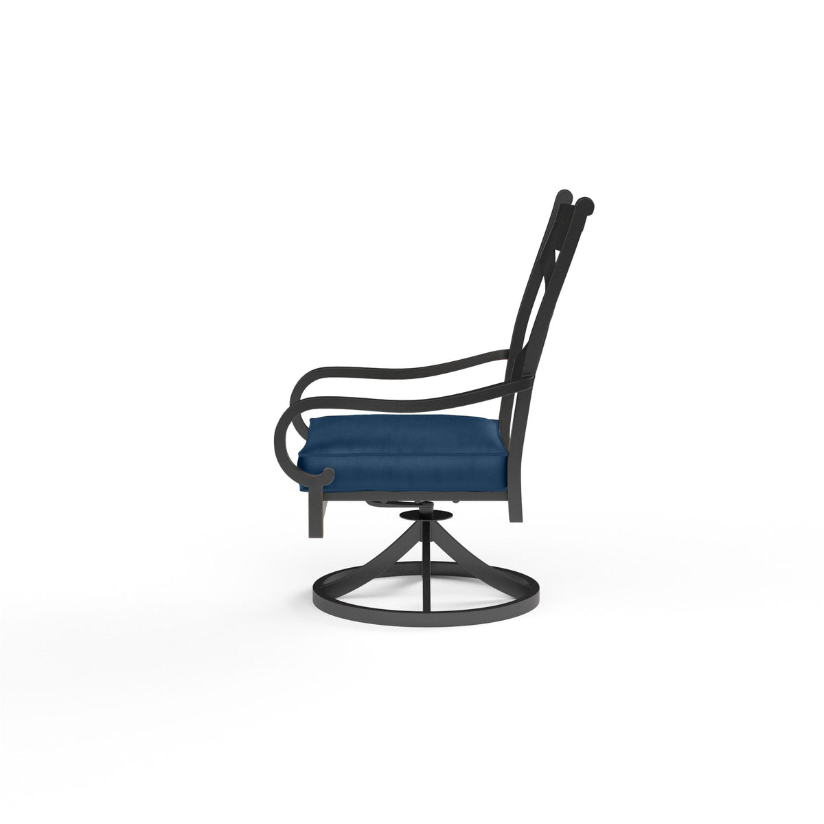 Monterey Swivel Outdoor Dining Chair 2PC - Commercial Grade Outdoor - view 6