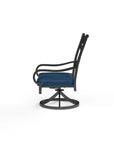Monterey Swivel Outdoor Dining Chair 2PC - Commercial Grade Outdoor - view 6