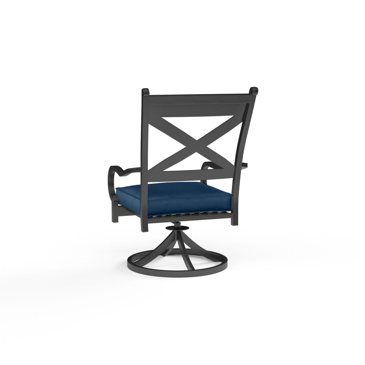 Monterey Swivel Outdoor Dining Chair 2PC - Commercial Grade Outdoor - view 7
