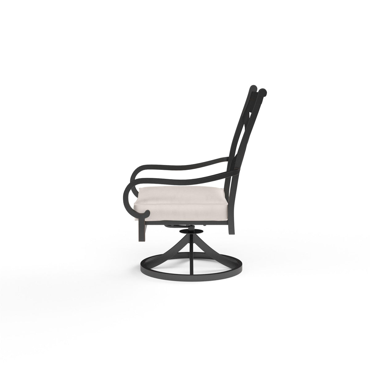 Monterey Swivel Outdoor Dining Chair 2PC - Commercial Grade Outdoor - view 14