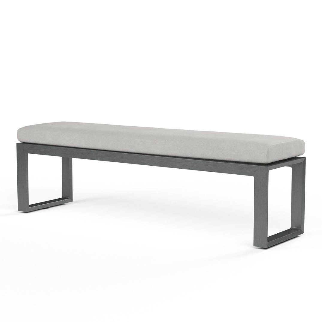 Sunset West Redondo Sunbrella Outdoor Dining Bench