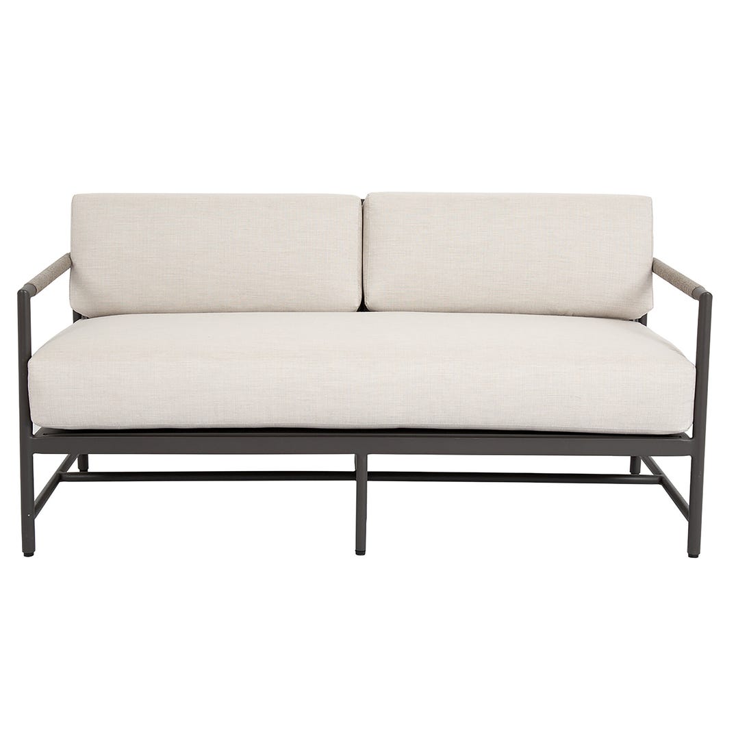 Sunset West Pietra Sunbrella Modern Outdoor Loveseat