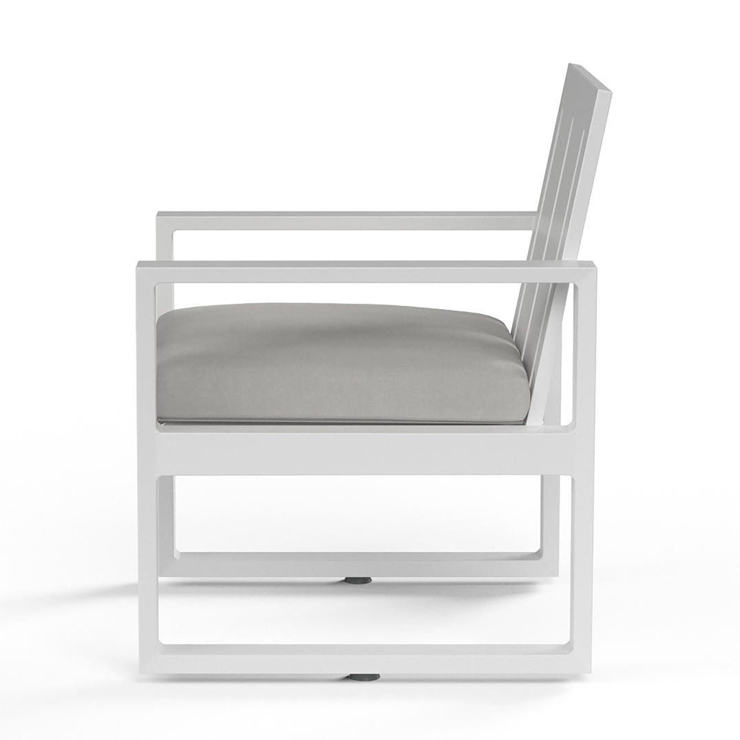 Sunset West Newport Sunbrella Outdoor Dining Armchair 2PC