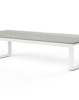 Sunset West Newport Sunbrella Outdoor Dining Bench