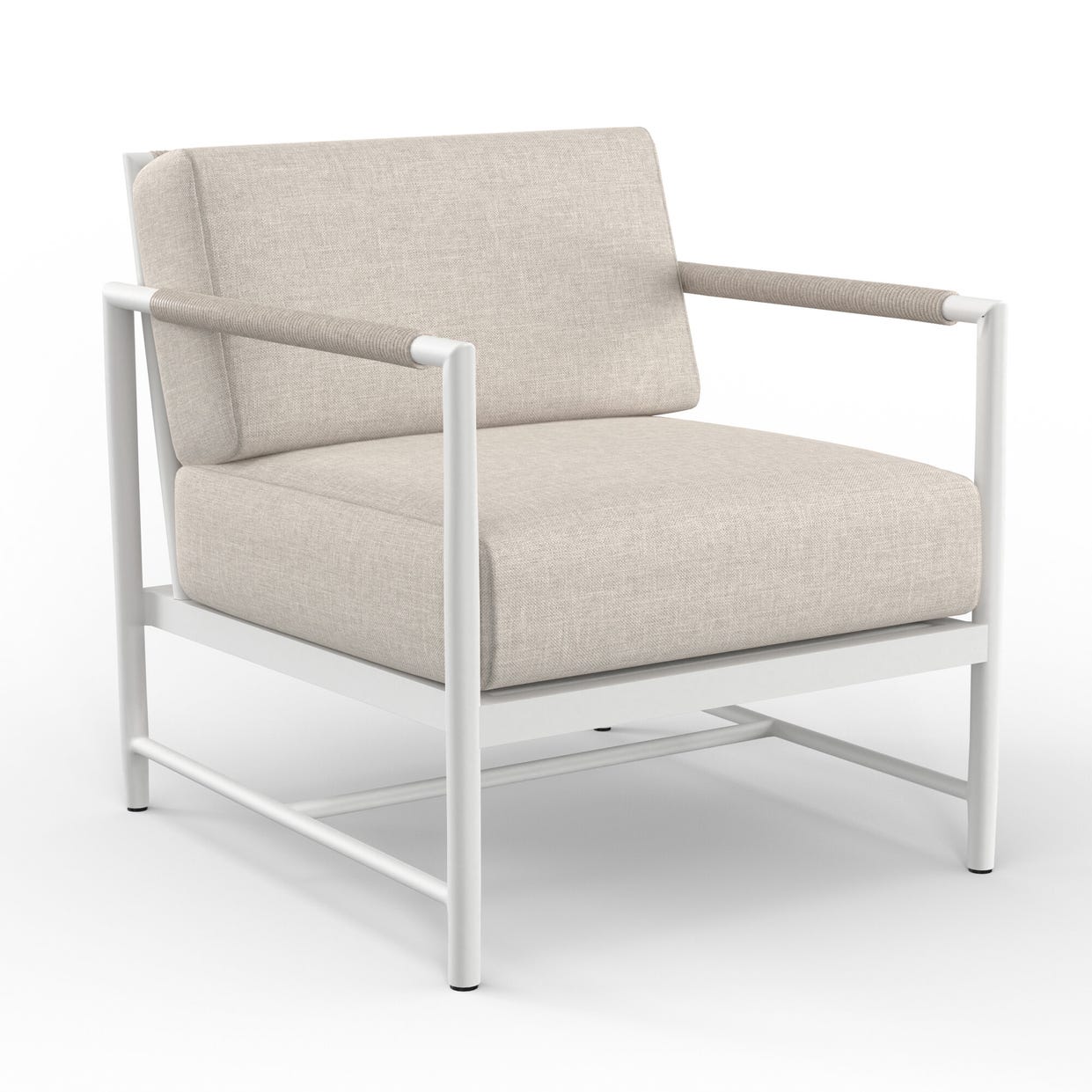 Sunset West Sabbia Sunbrella Modern Outdoor Club Chair