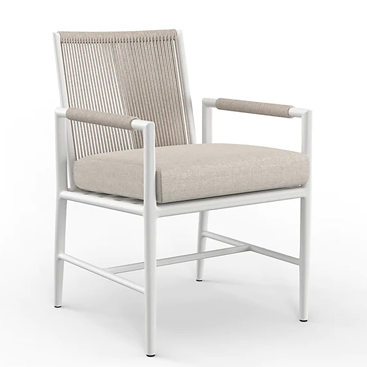 Sunset West Sabbia Sunbrella Outdoor Dining Armchair 2PC
