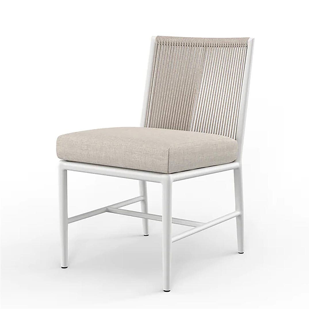 Sunset West Sabbia Sunbrella Outdoor Dining Chair 2PC