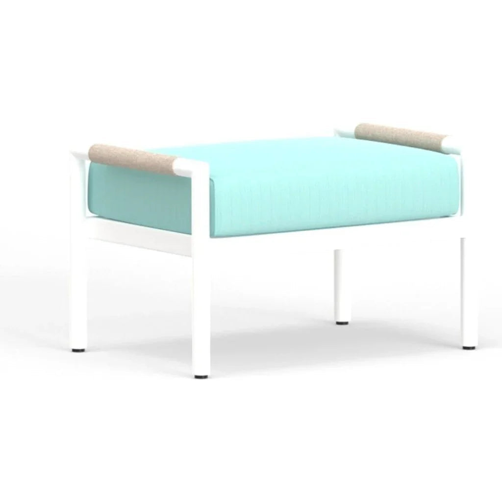Sunset West Sabbia Weather-Resistant Outdoor Ottoman