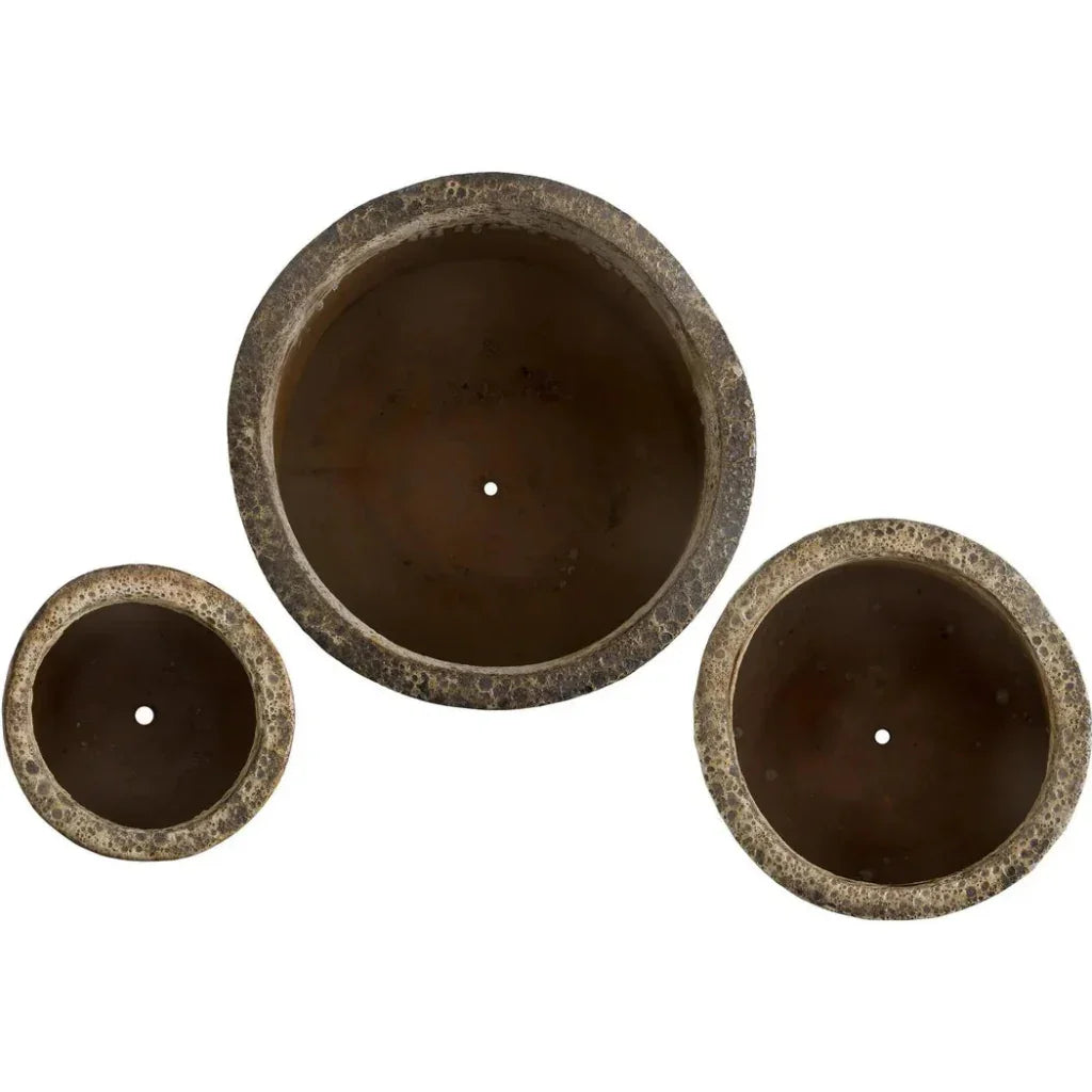 Emissary Sack Reef Teal Ceramic Planter