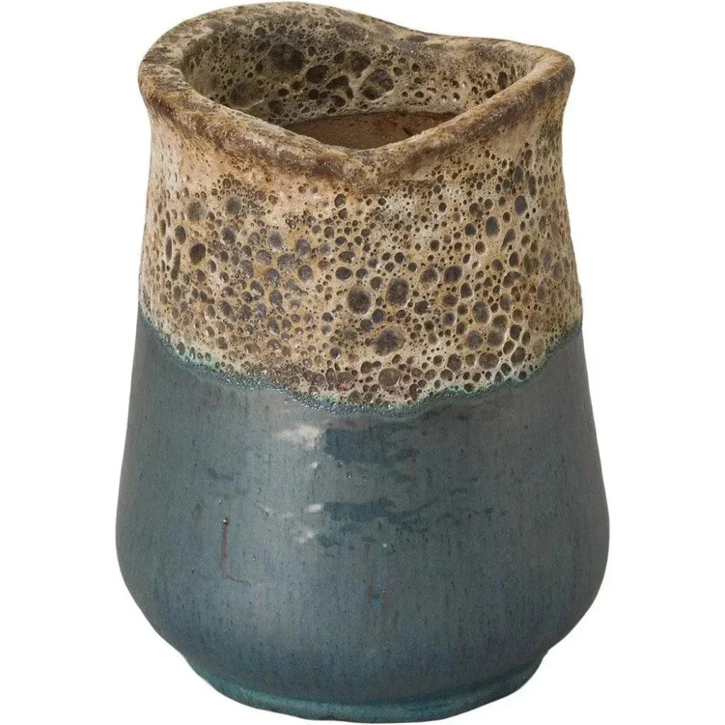 Emissary Sack Reef Teal Ceramic Planter