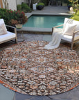 Addison Rugs Saelain Brown Washable Indoor-Outdoor Rug