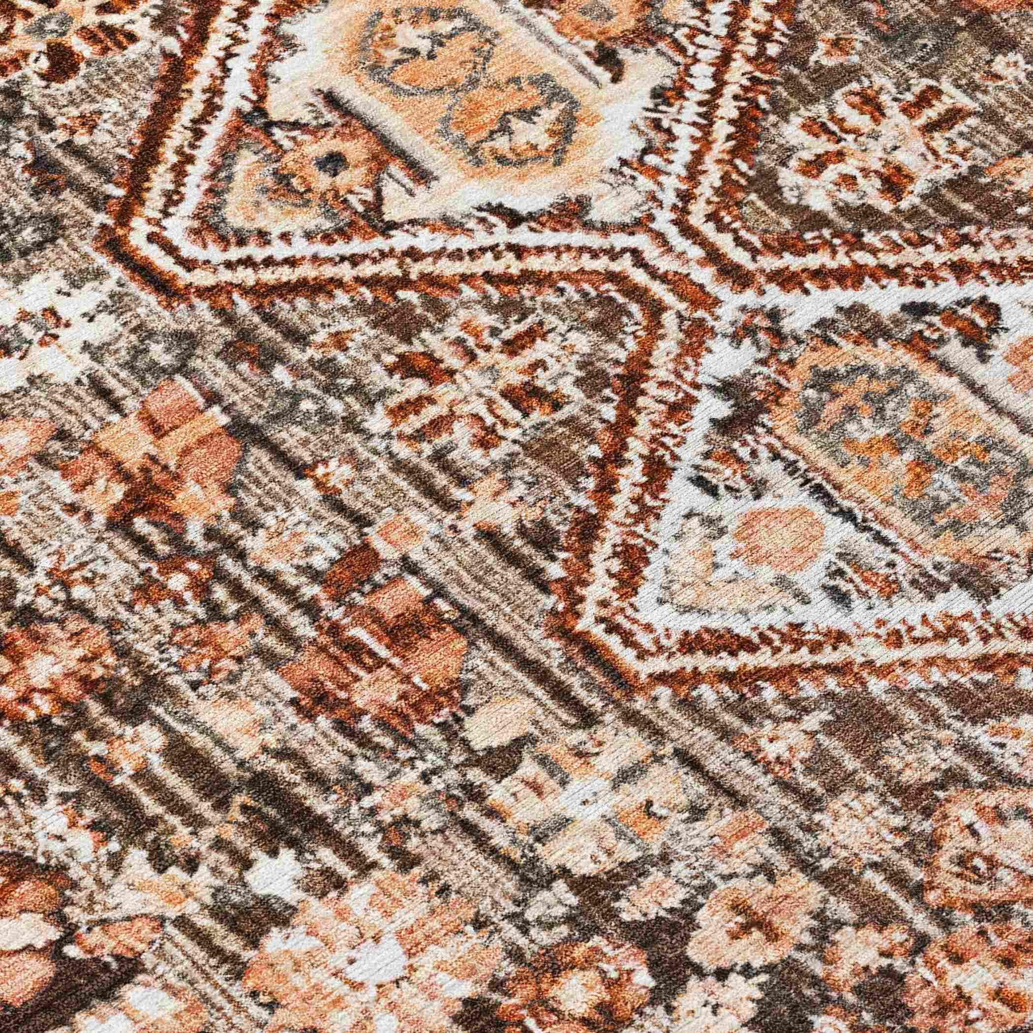 Addison Rugs Saelain Brown Washable Indoor-Outdoor Rug