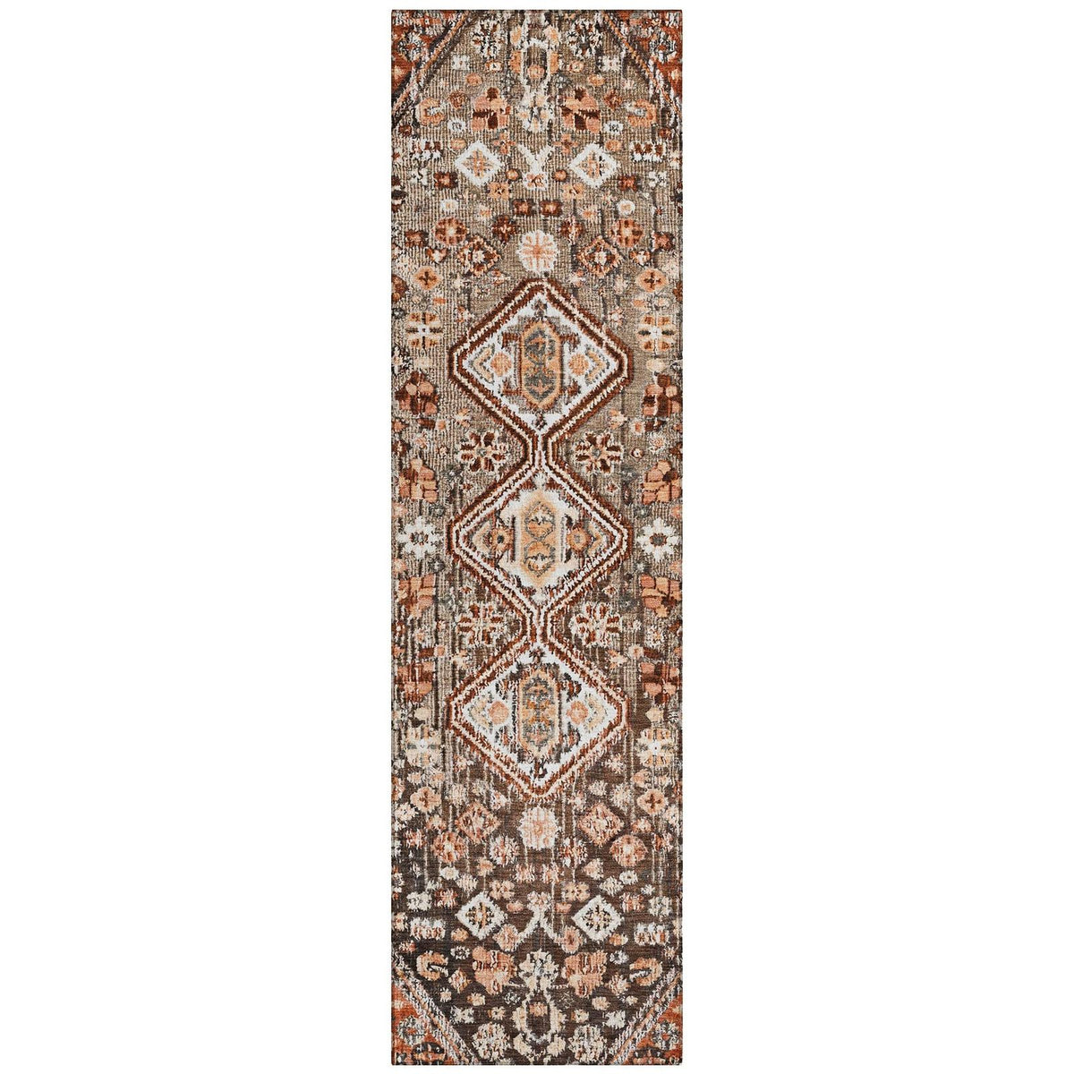 Addison Rugs Saelain Brown Washable Indoor-Outdoor Rug