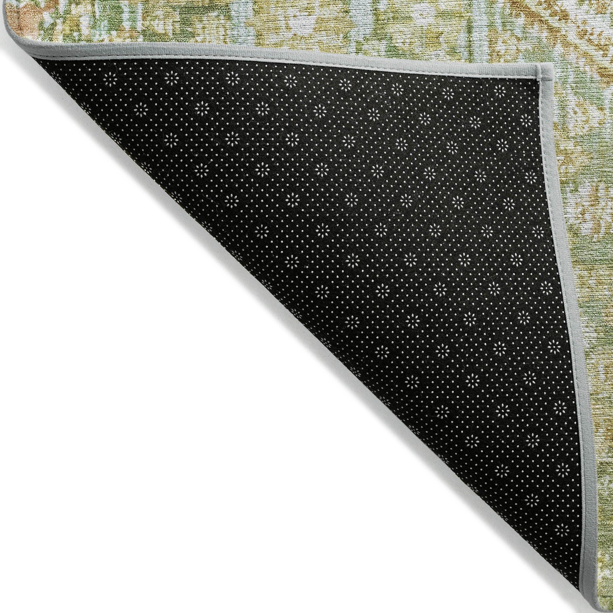 Addison Rugs Saelain Green Washable Indoor-Outdoor Rug
