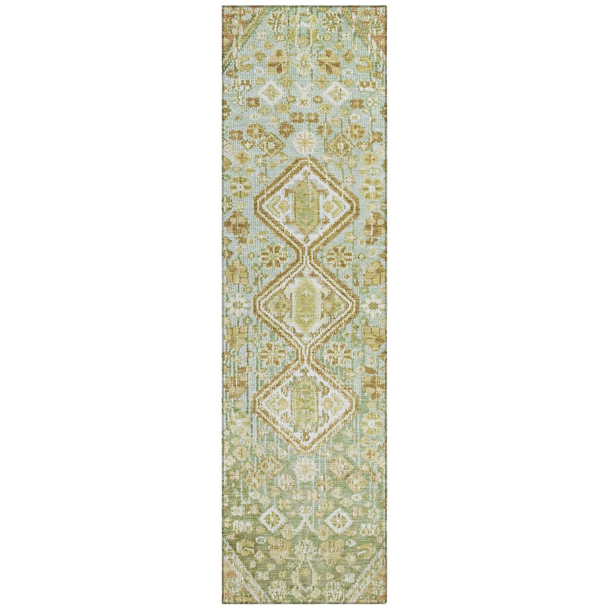 Addison Rugs Saelain Green Washable Indoor-Outdoor Rug