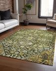 Addison Rugs Saelain Olive Washable Indoor-Outdoor Rug