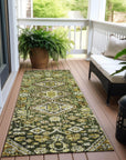 Addison Rugs Saelain Olive Washable Indoor-Outdoor Rug