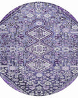Addison Rugs Saelain Purple Washable Indoor-Outdoor Rug