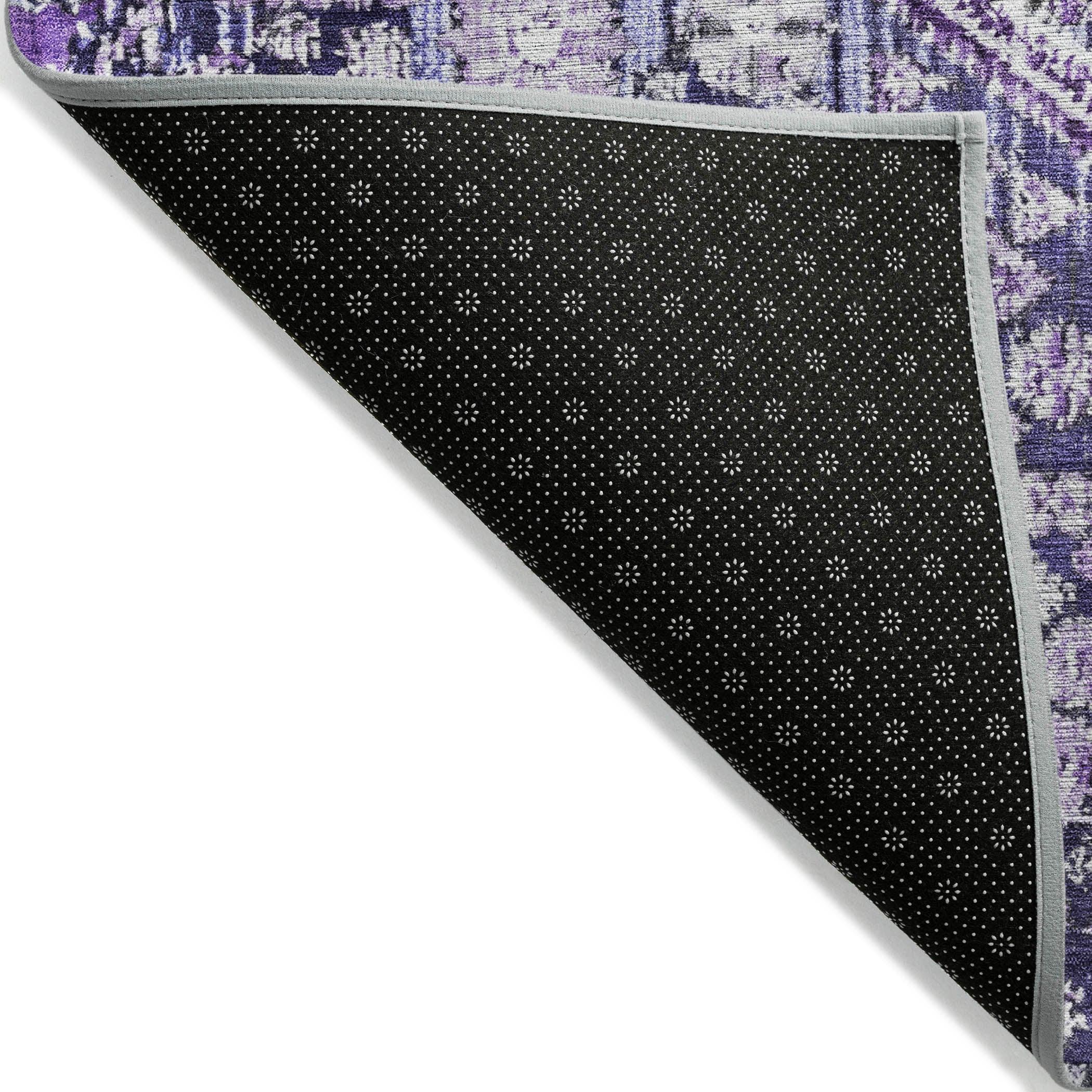 Addison Rugs Saelain Purple Washable Indoor-Outdoor Rug