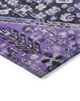 Addison Rugs Saelain Purple Washable Indoor-Outdoor Rug