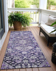 Addison Rugs Saelain Purple Washable Indoor-Outdoor Rug