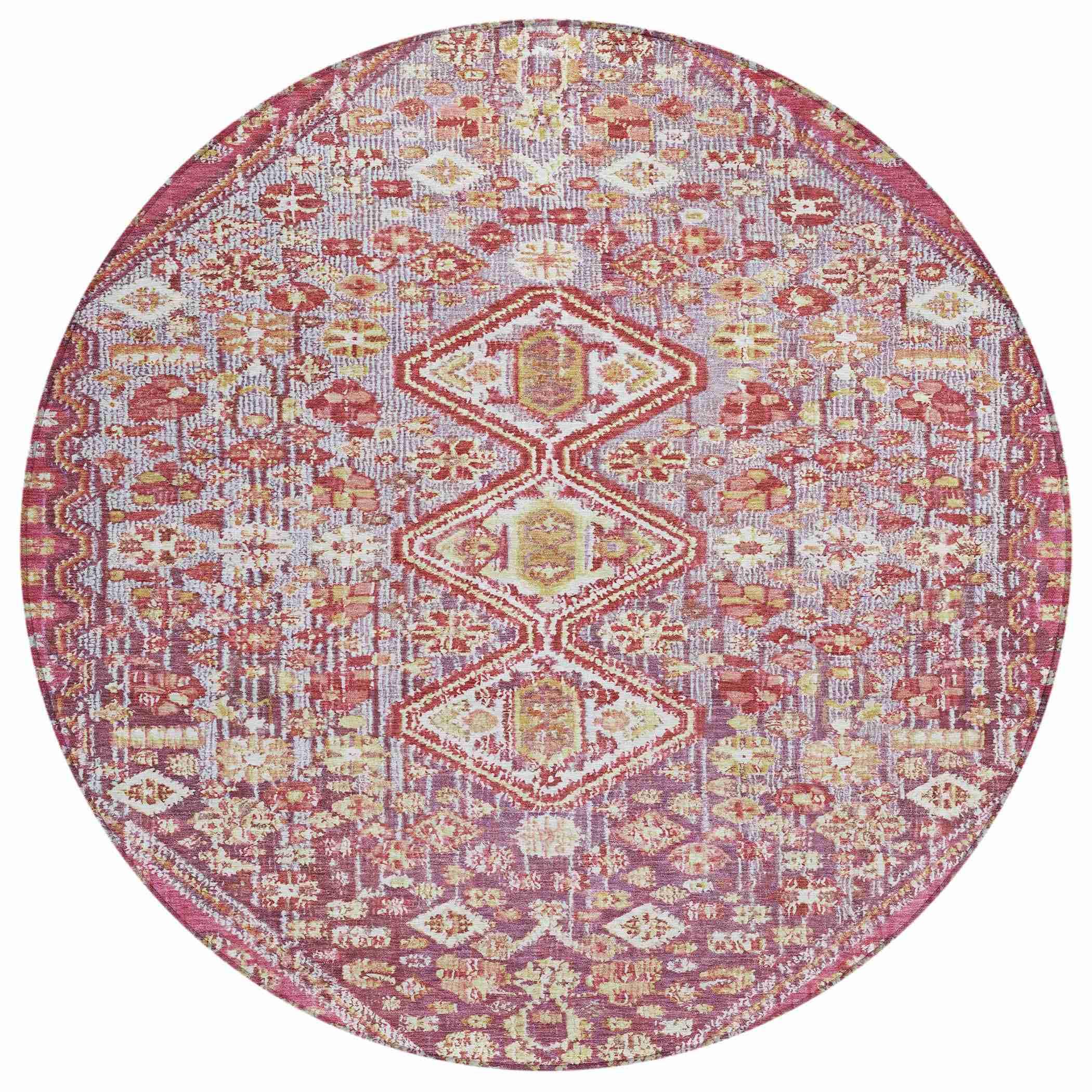 Addison Rugs Saelain Red Washable Indoor-Outdoor Rug