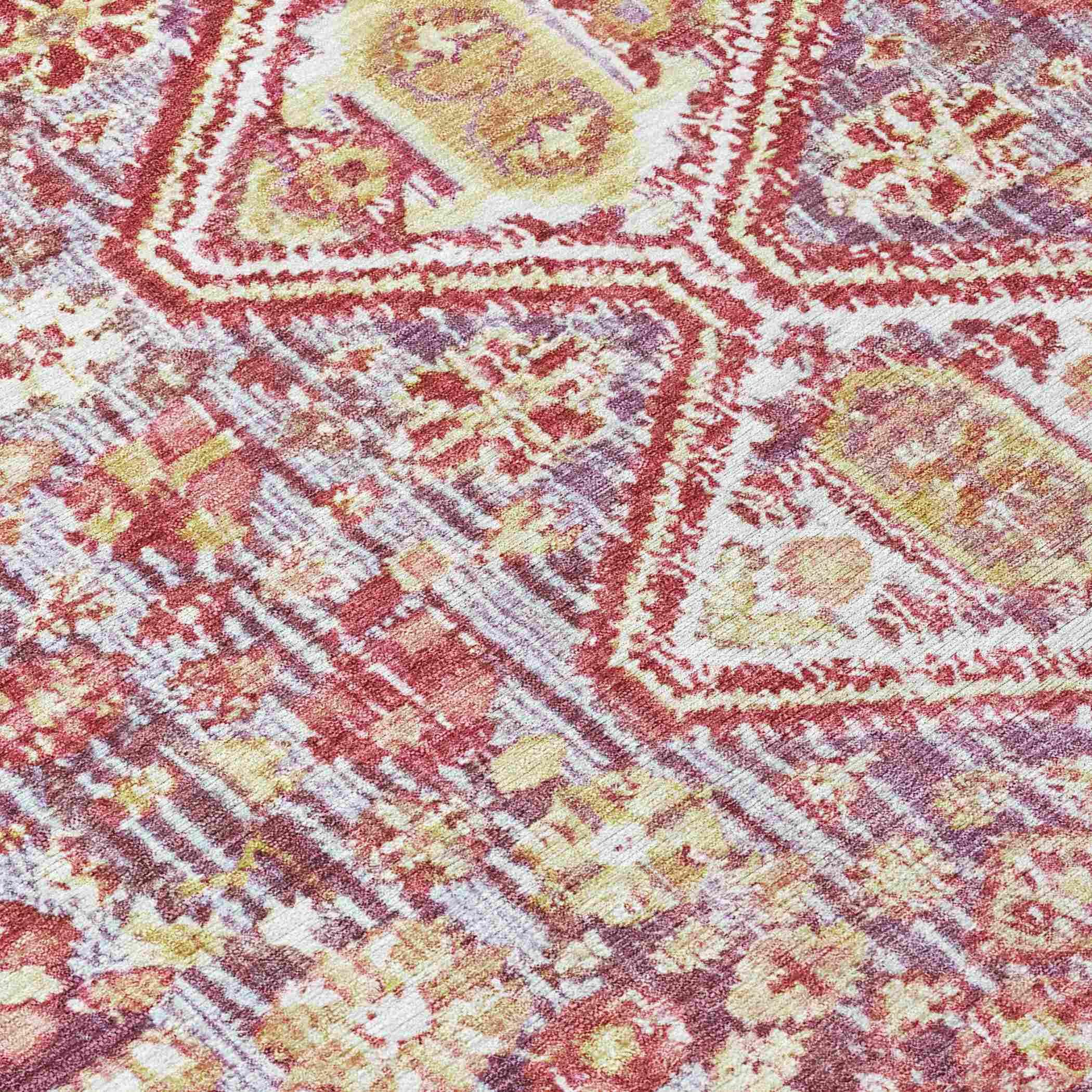 Addison Rugs Saelain Red Washable Indoor-Outdoor Rug