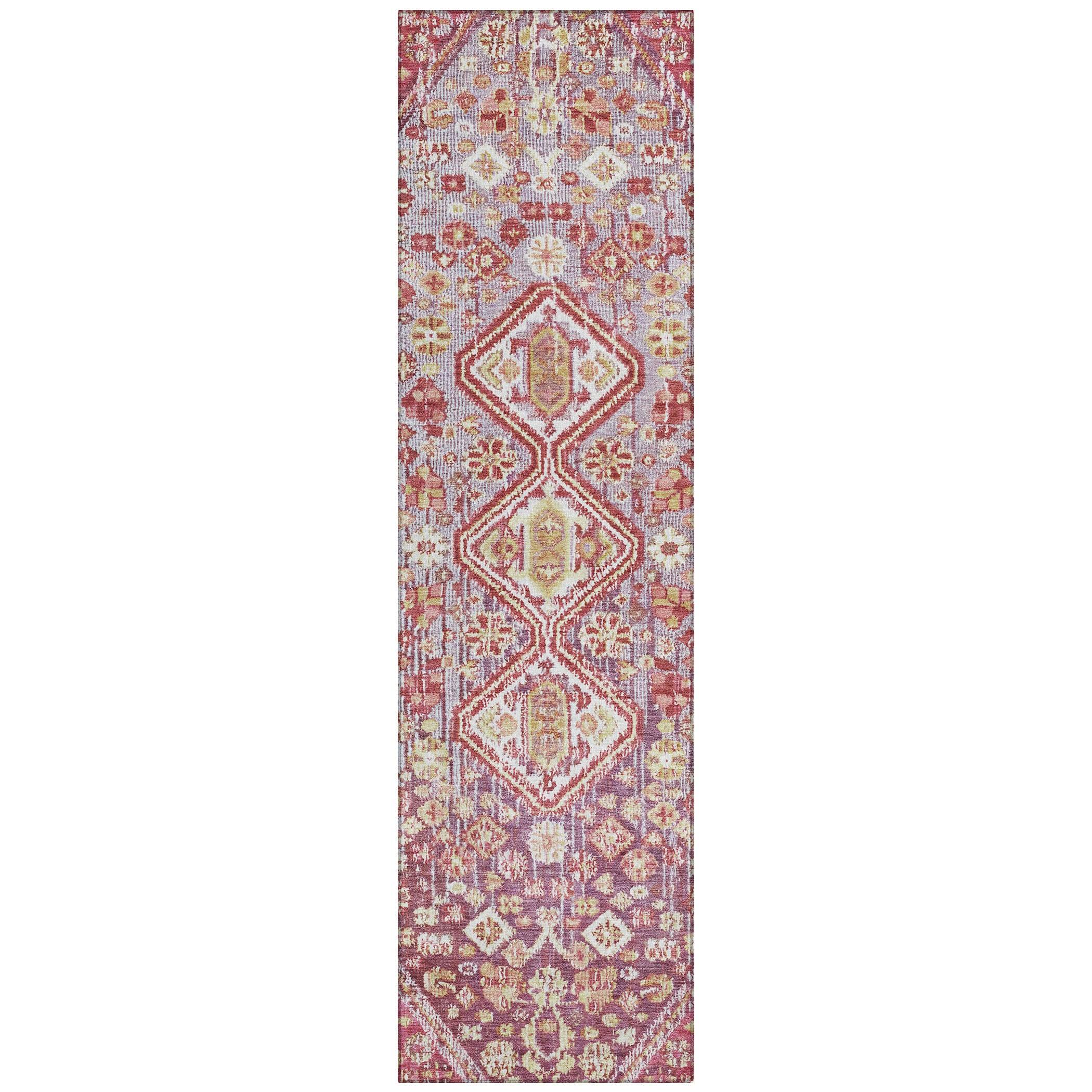 Addison Rugs Saelain Red Washable Indoor-Outdoor Rug