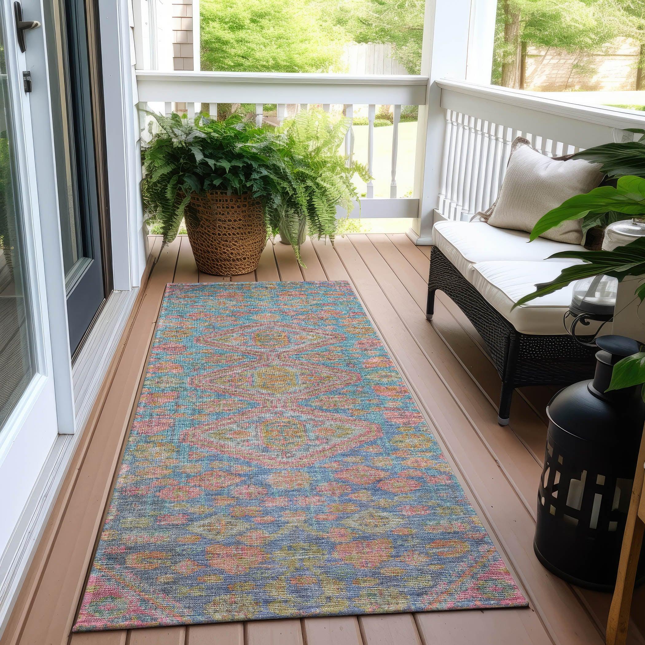 Addison Rugs Saelain Sky Washable Indoor-Outdoor Rug
