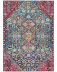 Addison Rugs Saelain Teal Washable Indoor-Outdoor Rug