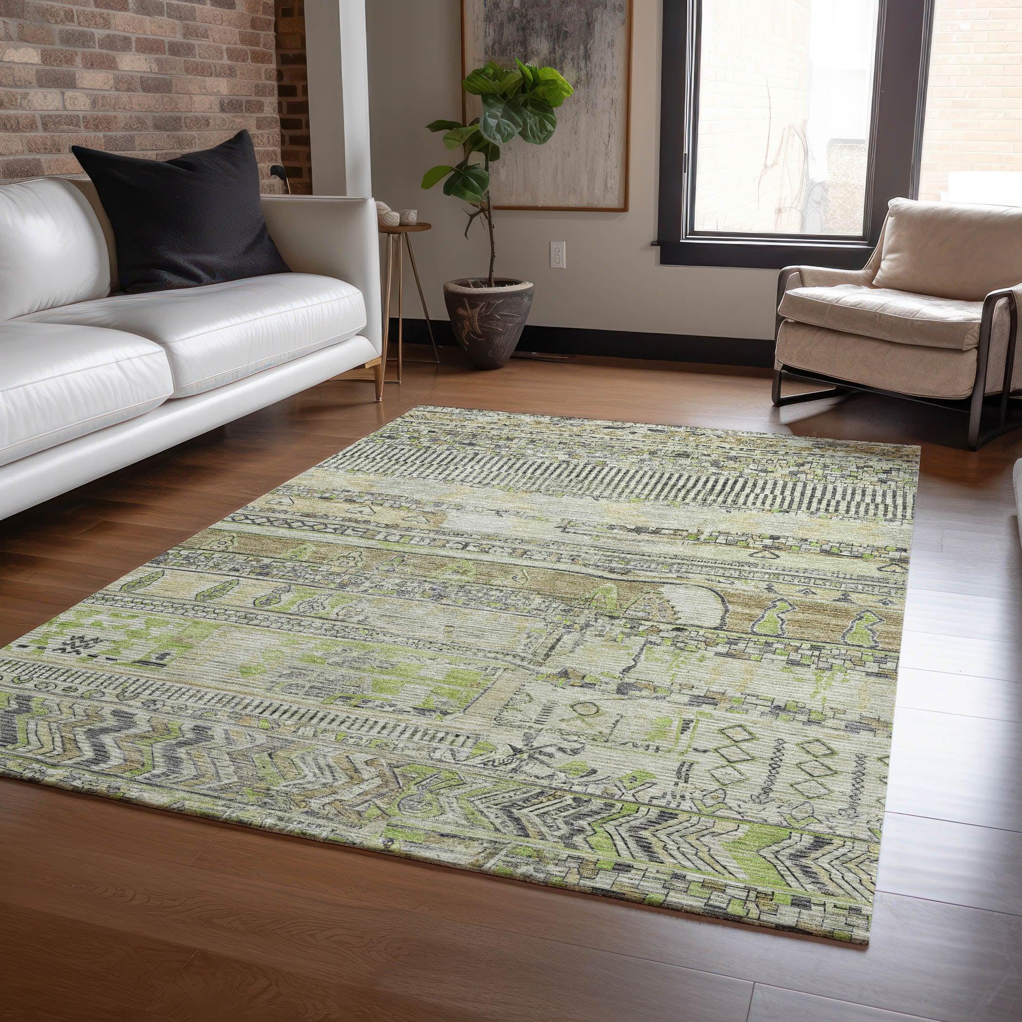 Addison Rugs Saelanor Beige Washable Indoor-Outdoor Rug