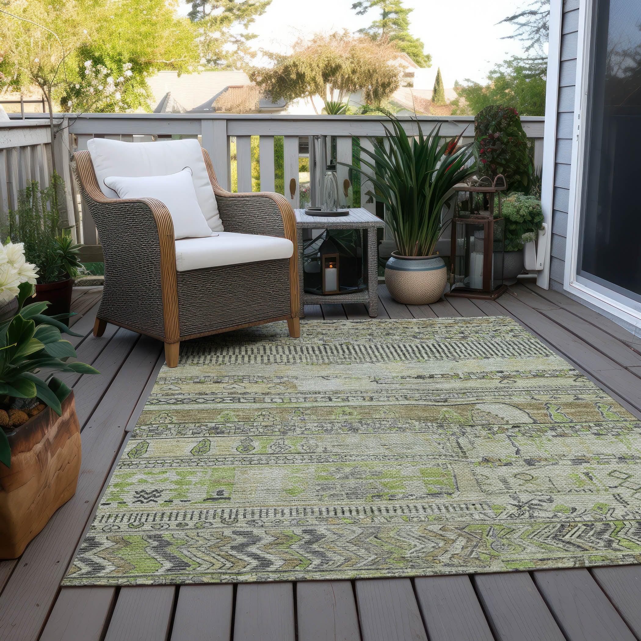 Addison Rugs Saelanor Beige Washable Indoor-Outdoor Rug