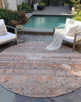 Addison Rugs Saelanor Orange Washable Indoor-Outdoor Rug
