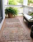 Addison Rugs Saelanor Orange Washable Indoor-Outdoor Rug