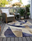 Addison Rugs Saelara Blue Washable Indoor-Outdoor Rug