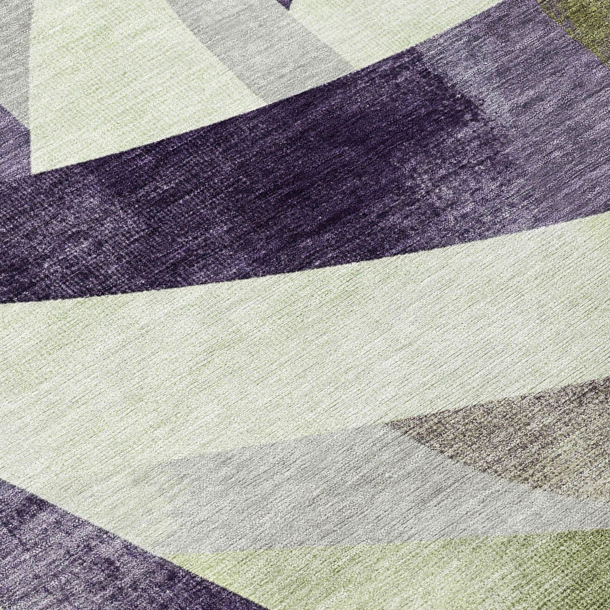 Addison Rugs Saelara Purple Washable Indoor-Outdoor Rug