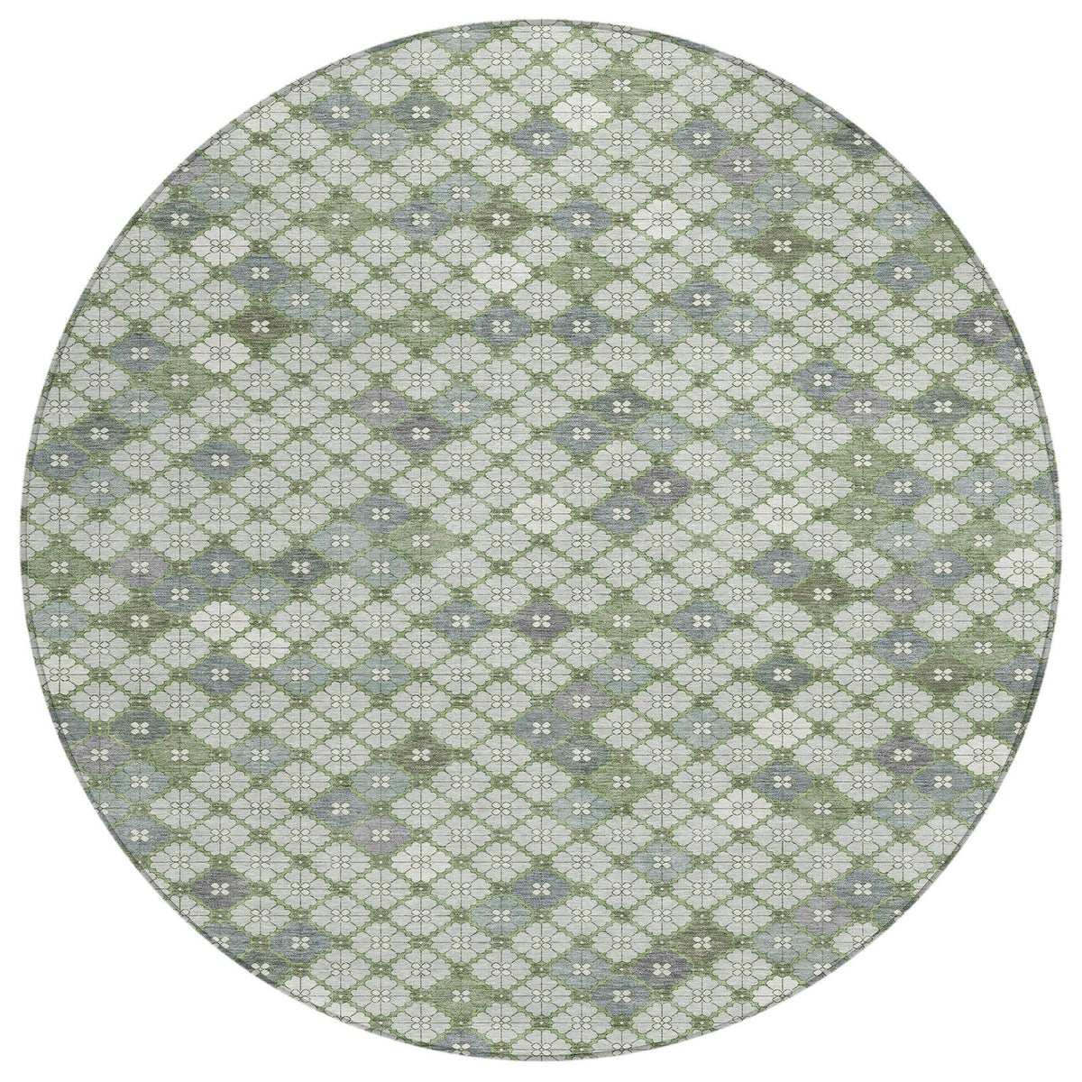 Addison Rugs Saelaris Green Washable Indoor-Outdoor Rug