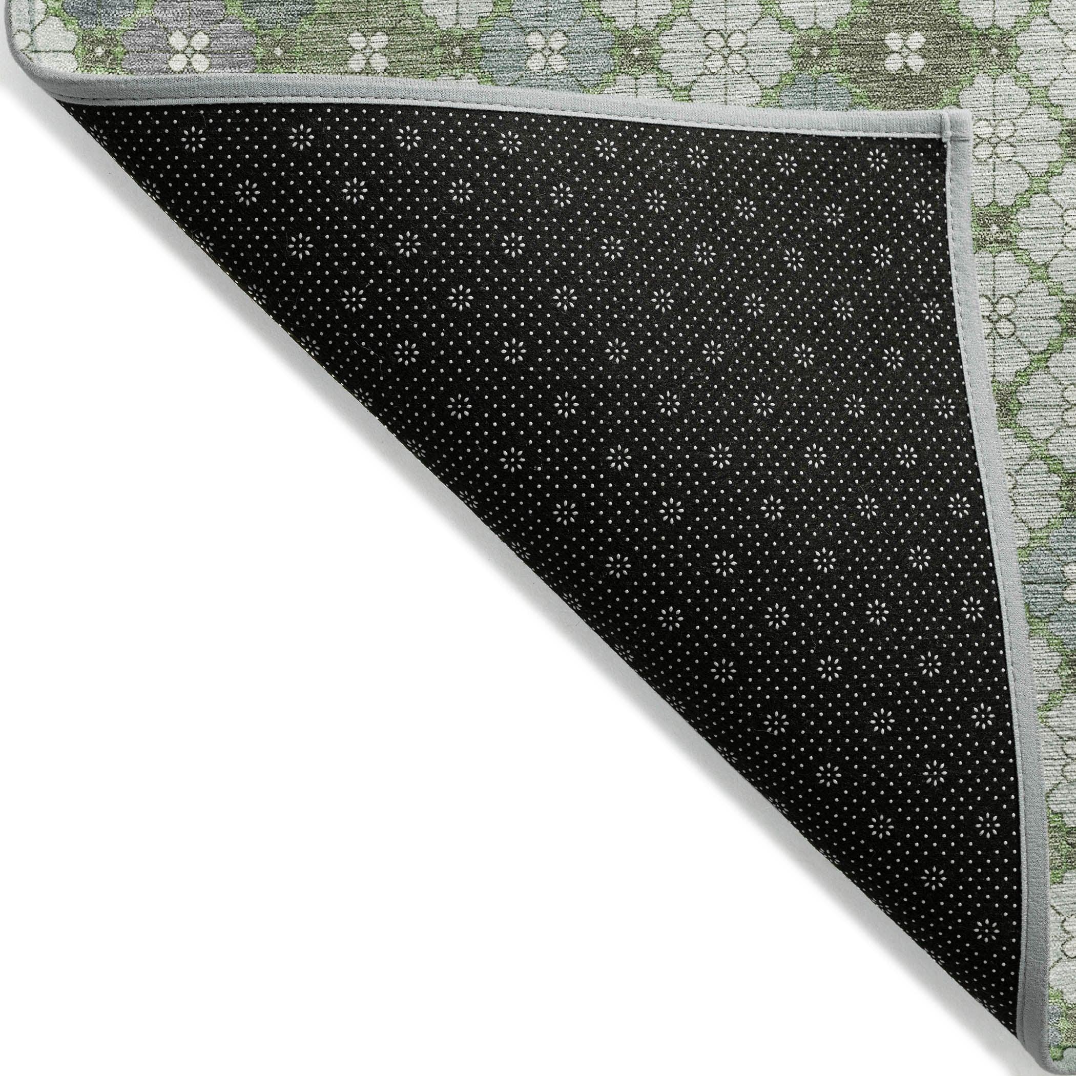 Addison Rugs Saelaris Green Washable Indoor-Outdoor Rug