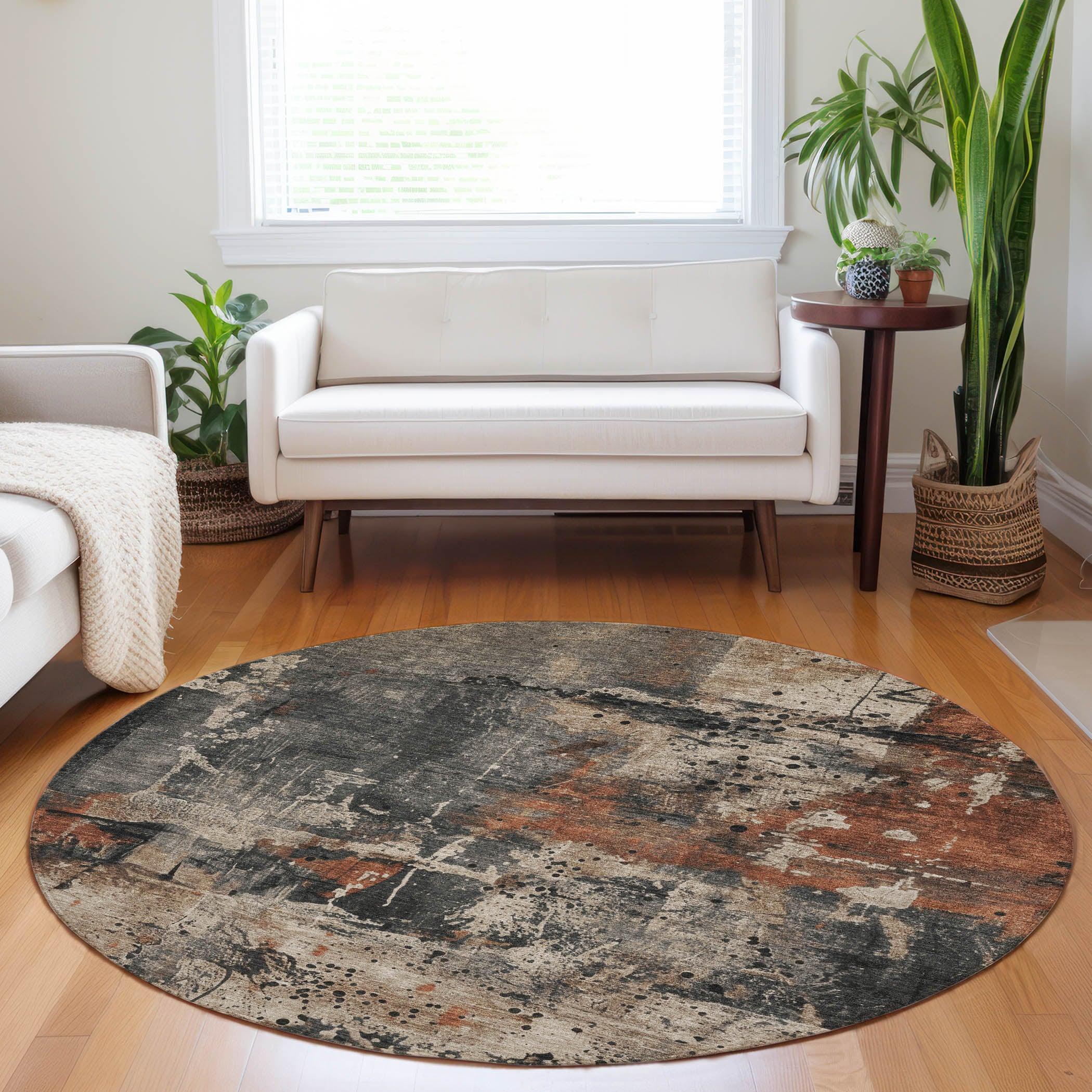 Addison Rugs Saelien Brown Washable Indoor-Outdoor Rug