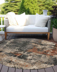 Addison Rugs Saelien Brown Washable Indoor-Outdoor Rug