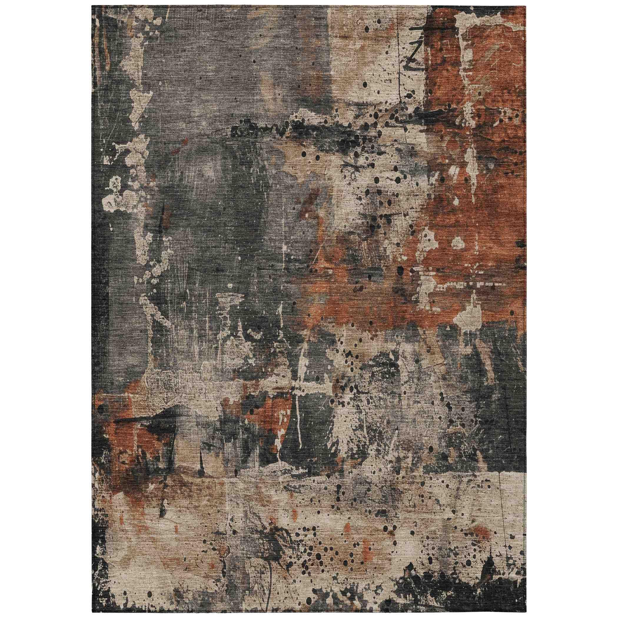 Addison Rugs Saelien Brown Washable Indoor-Outdoor Rug