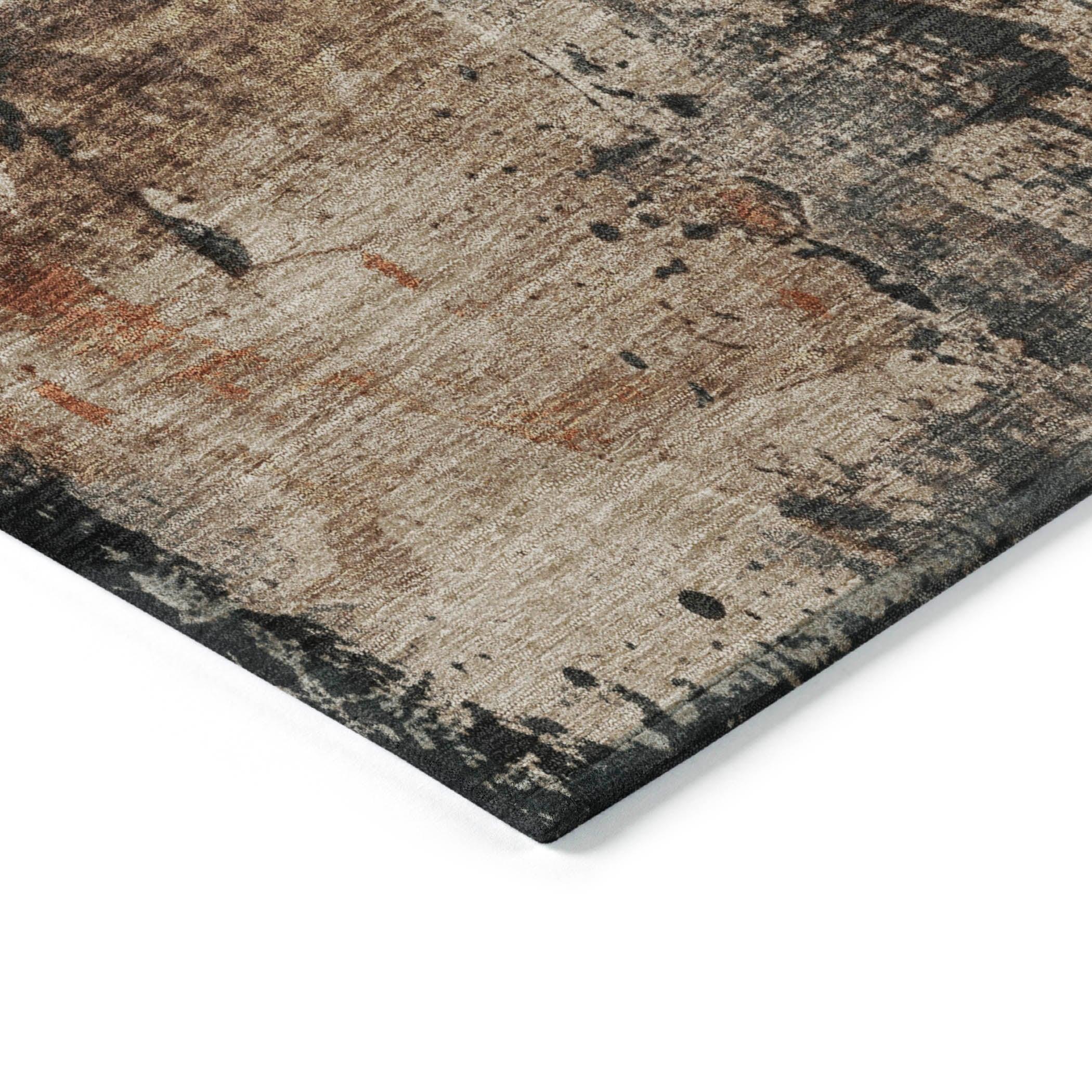 Addison Rugs Saelien Brown Washable Indoor-Outdoor Rug