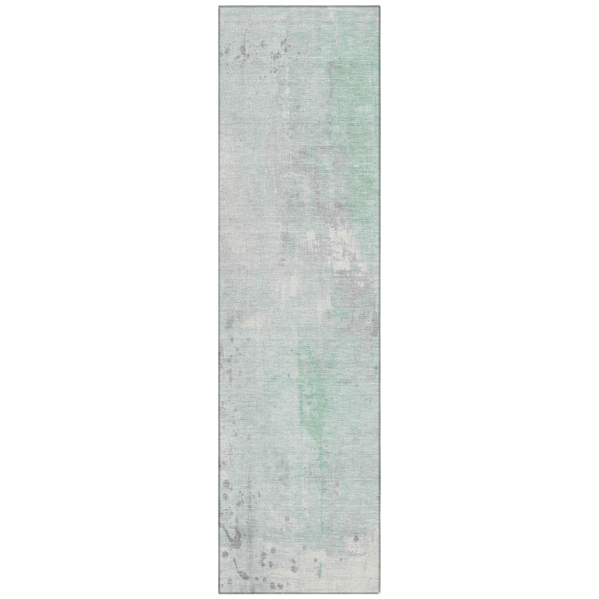 Addison Rugs Saelion Green Washable Indoor-Outdoor Rug
