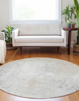 Addison Rugs Saelion Ivory Washable Indoor-Outdoor Rug