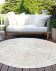 Addison Rugs Saelion Ivory Washable Indoor-Outdoor Rug