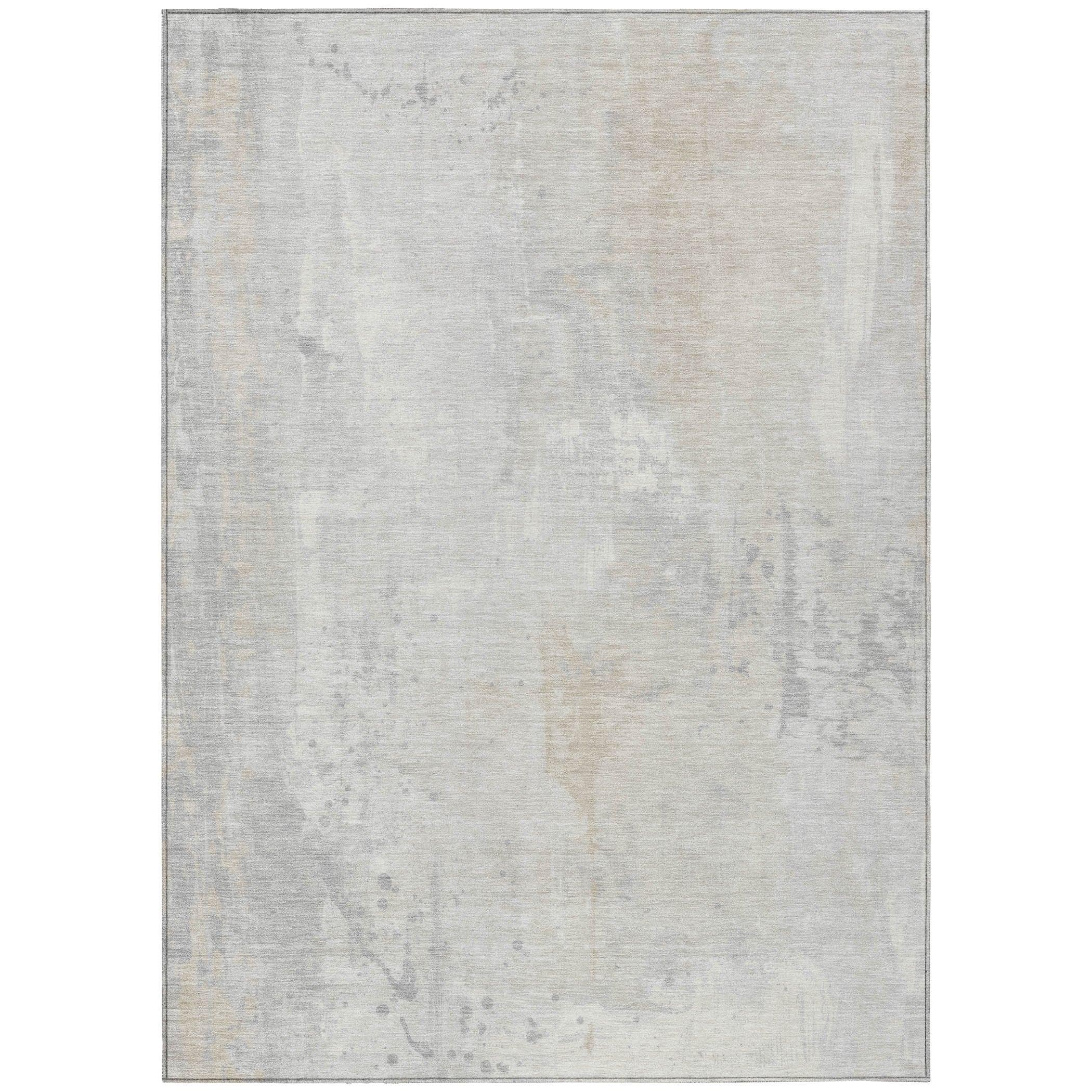 Addison Rugs Saelion Ivory Washable Indoor-Outdoor Rug