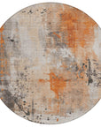Addison Rugs Saelion Orange Washable Indoor-Outdoor Rug